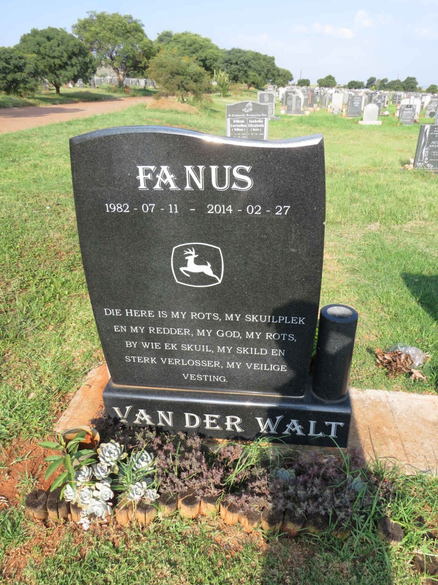 WALT Fanus, van der 1982-2014