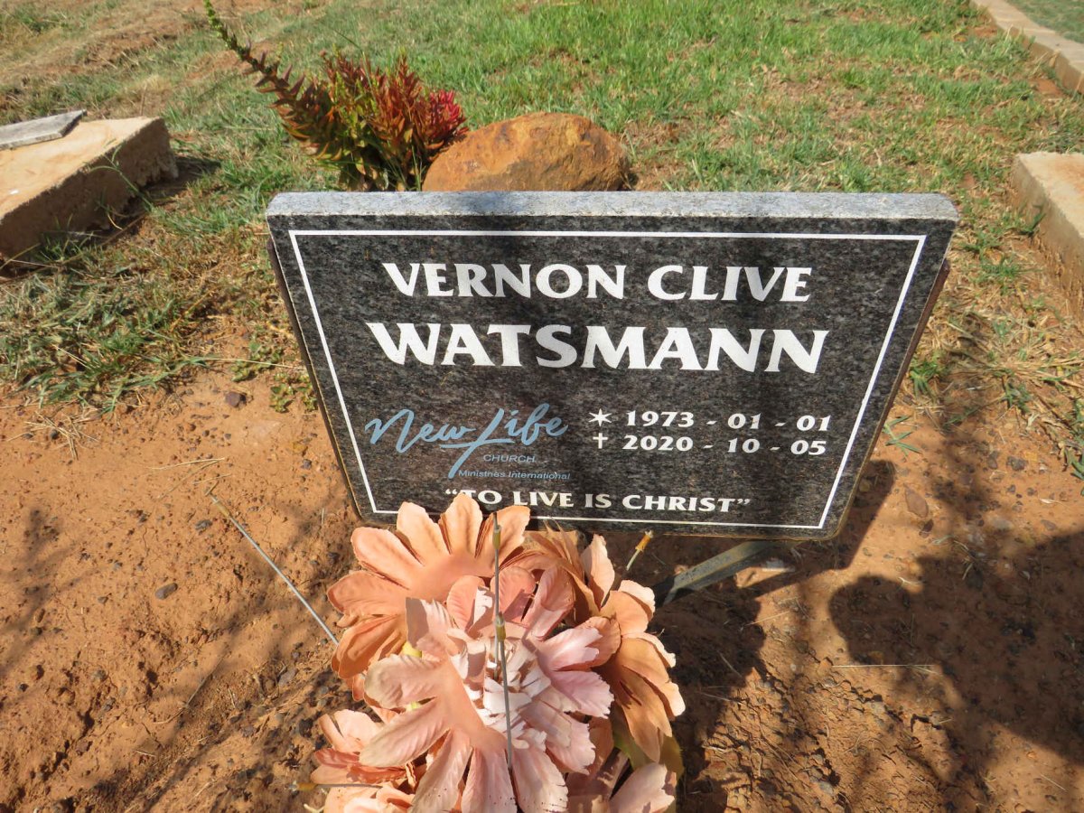 WATSMANN Vernon Clive 1973-2020