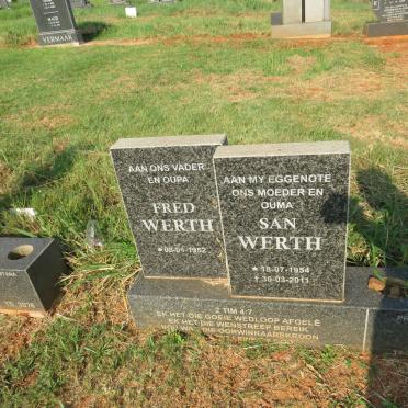 WERTH Fred 1952- & San 1954-2011