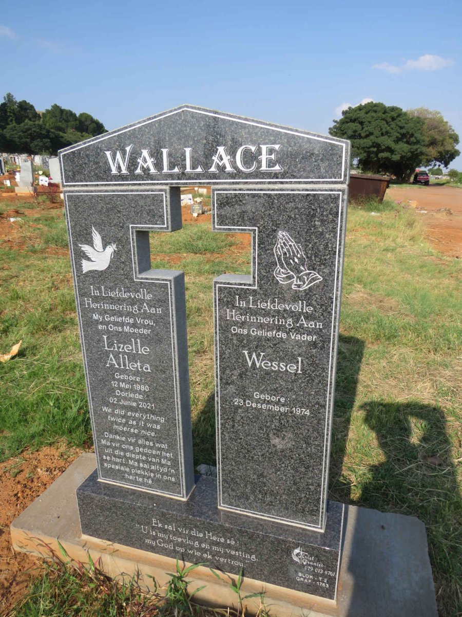 WALLACE Wessel 1974- & Lizelle Alleta 1980-2021