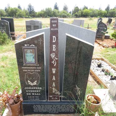WAAL Johannes Gysbert, de 1951-2020