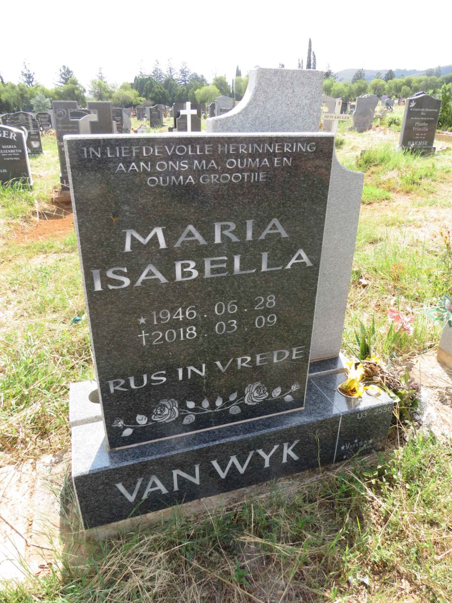 WYK Maria Isabella, van 1946-2018