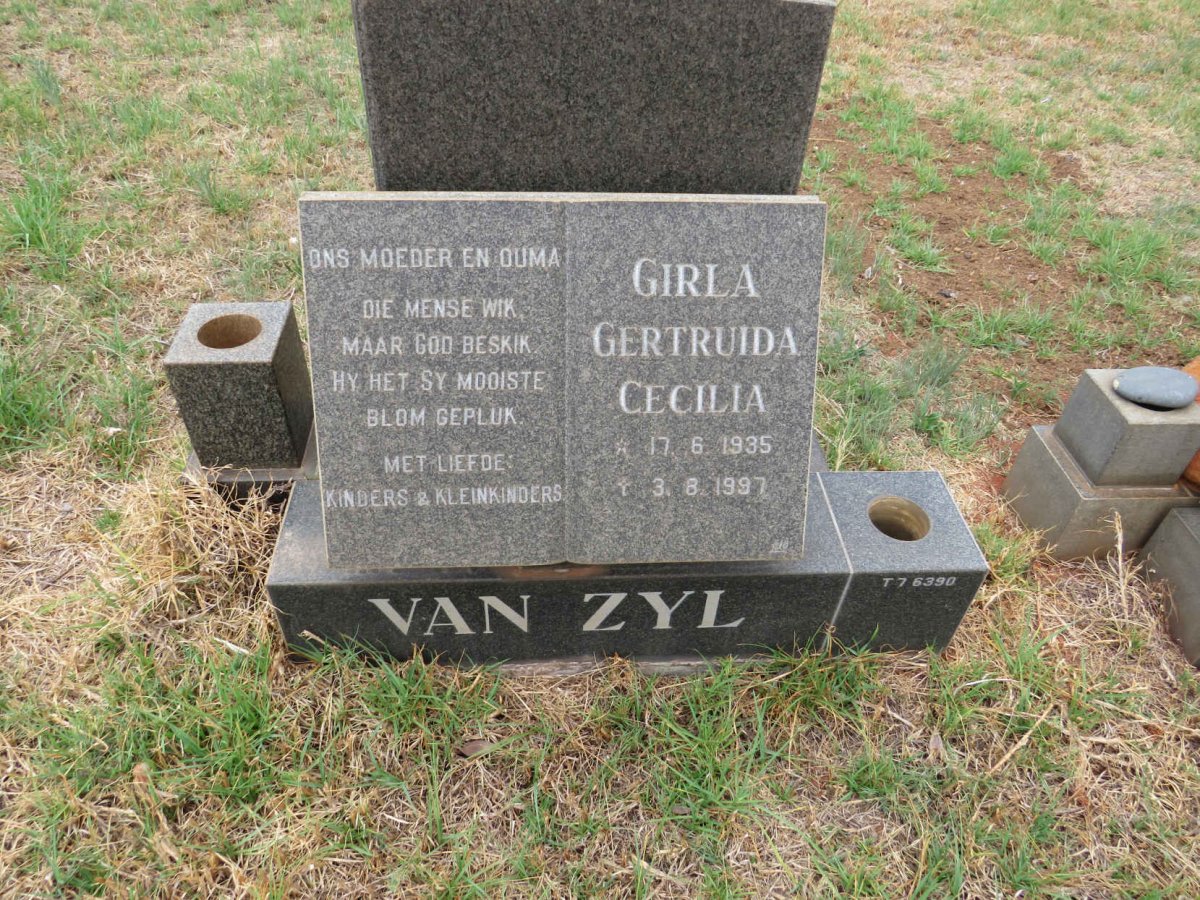 ZYL Girla Gertruida Cecilia, van 1935-1997