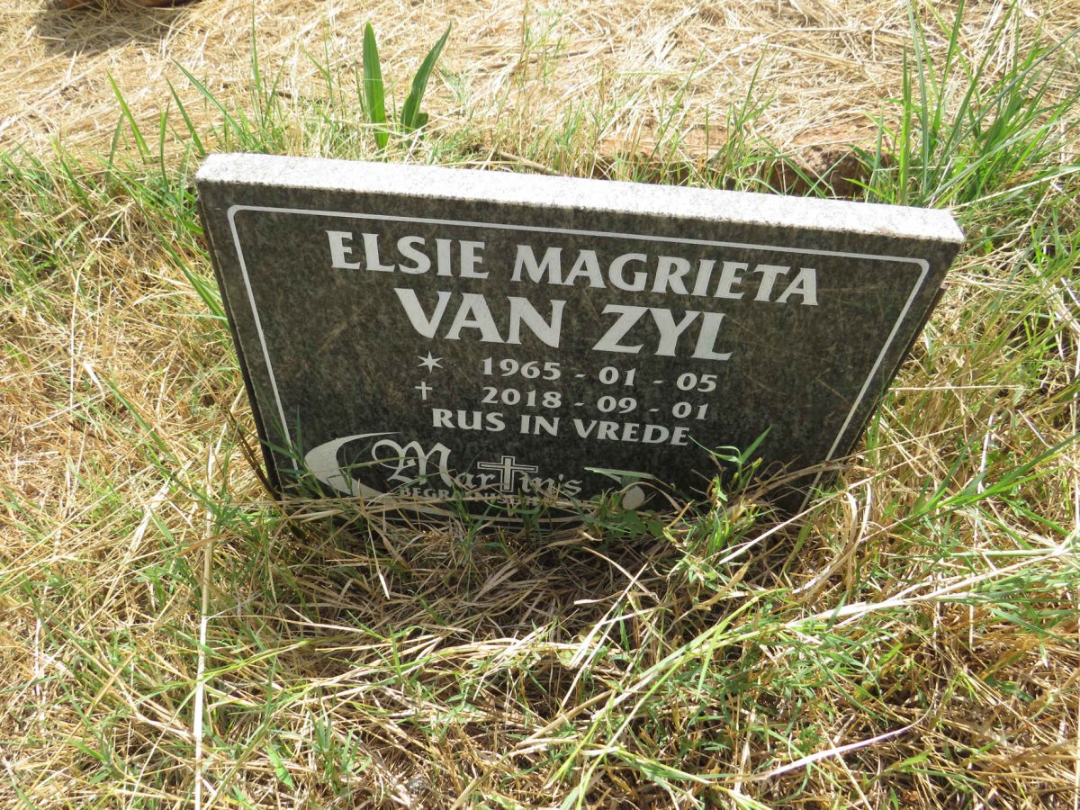 ZYL Elsie Magrieta, van 1965-2018