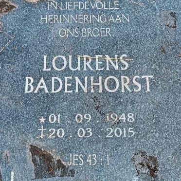 ZYL Lourens Badenhorst, van 1948-2015