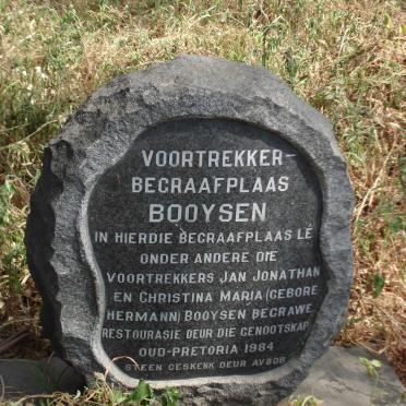 Gauteng, PRETORIA, Claremont, Booysen Voortrekker Graves