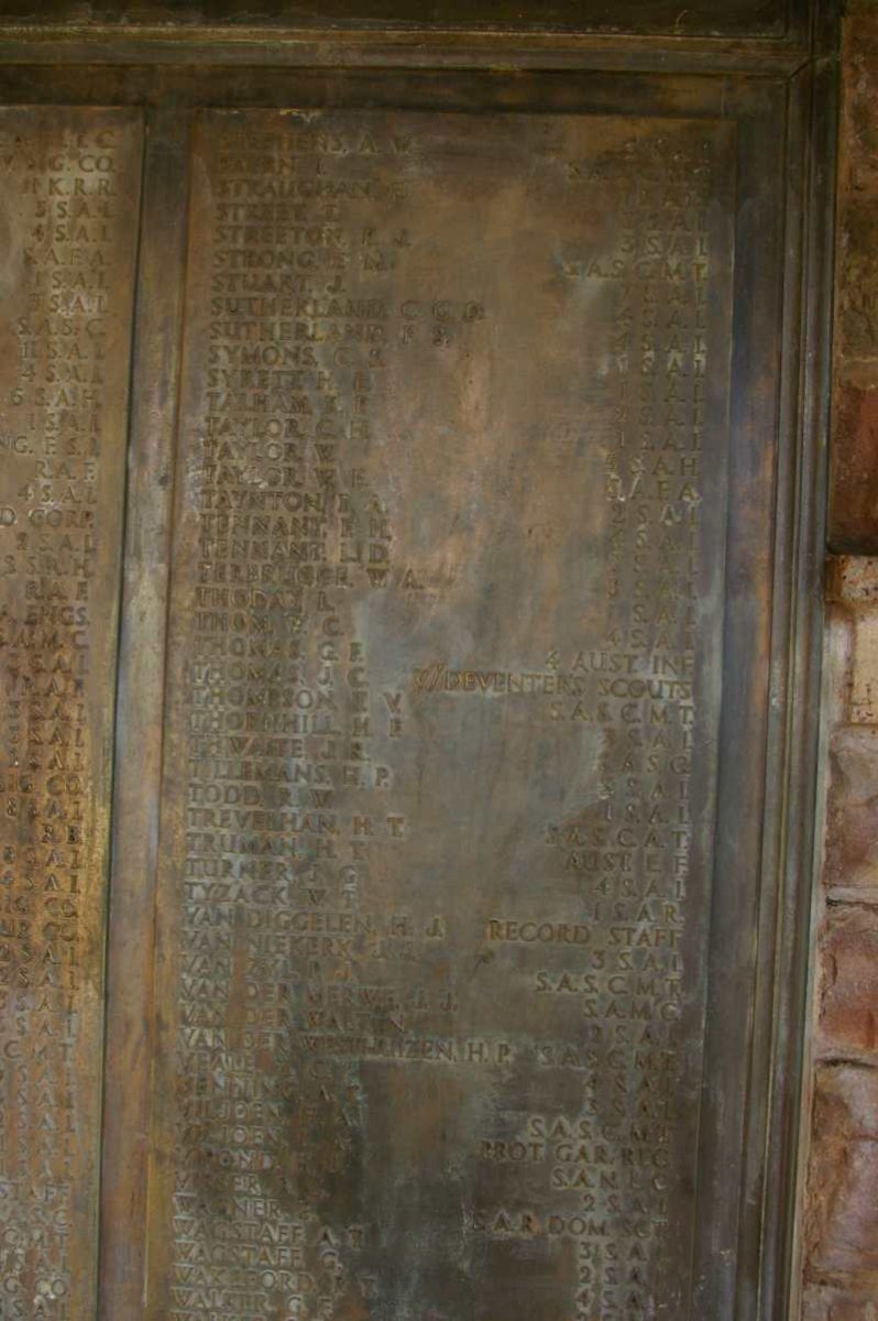 13. Roll of Honour 1914-1918 - 2nd plaque