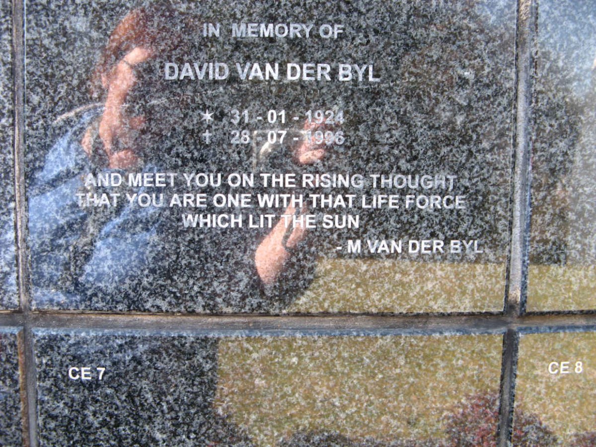 BYL David, van der 1924-1996