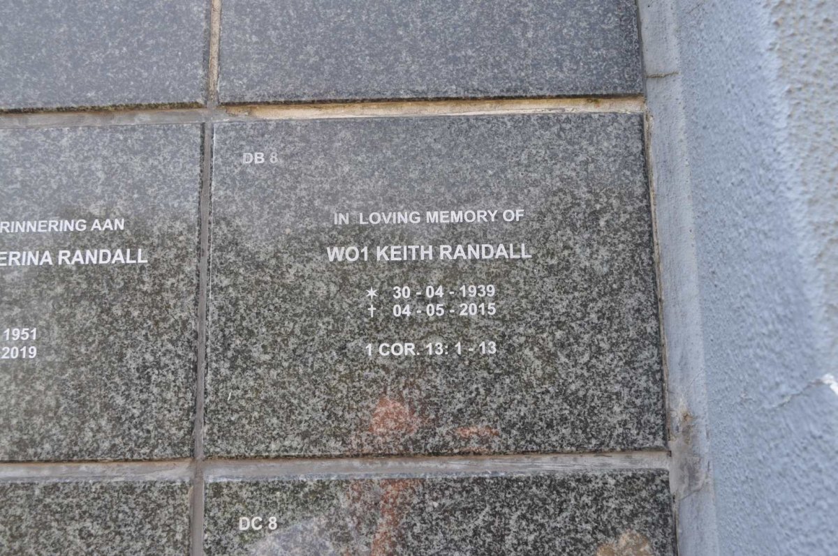 RANDALL Keith 1939-2015