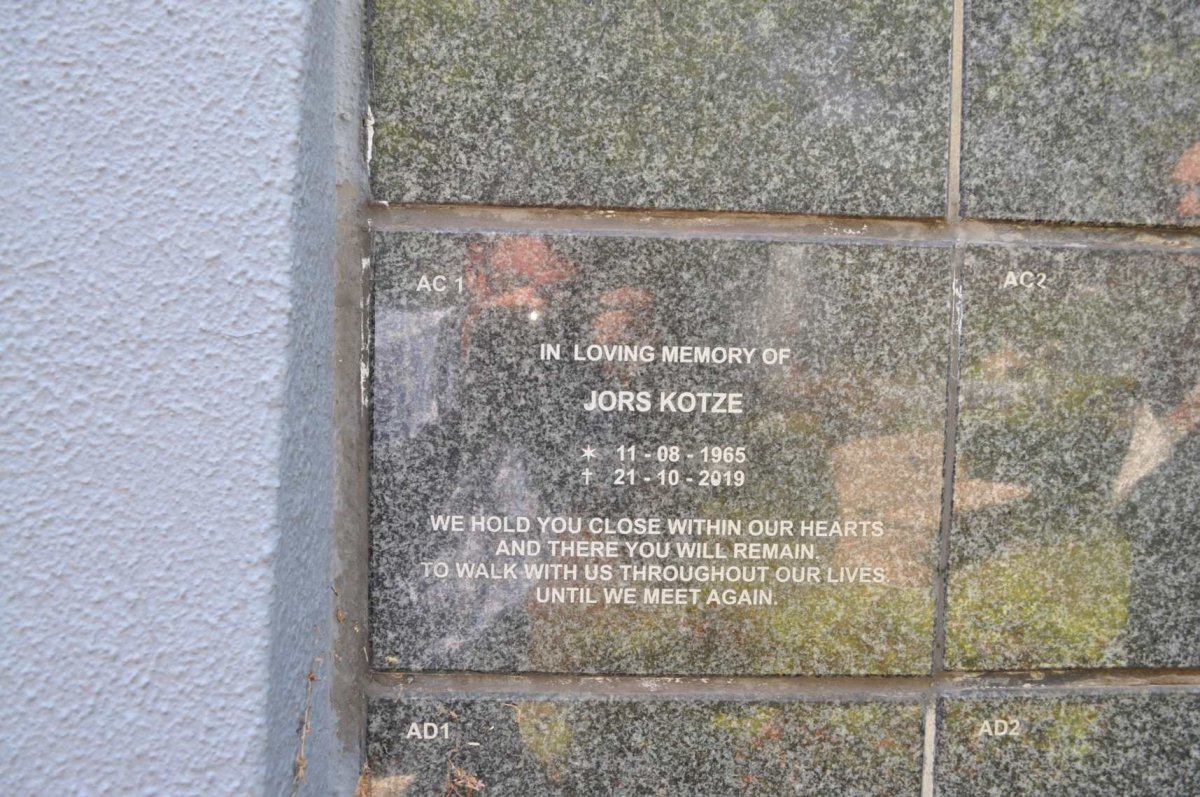 KOTZE Jors 1965-2019