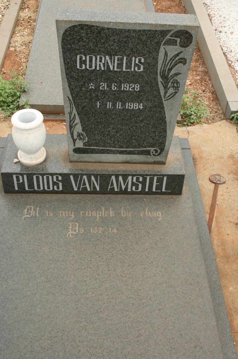 AMSTEL Cornelis, Ploos van 1928-1984