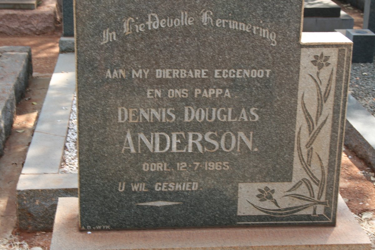 ANDERSON Dennis Douglas -1965