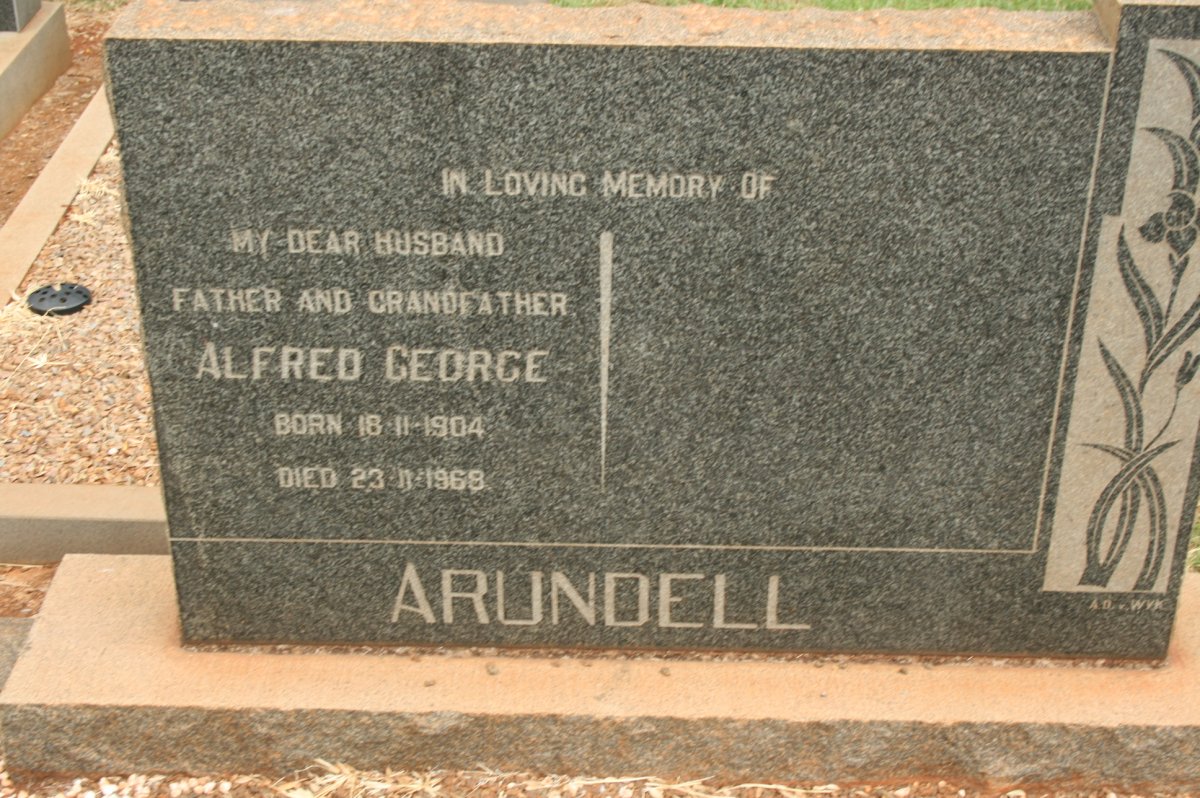 ARUNDELL Alfred George 1904-1968