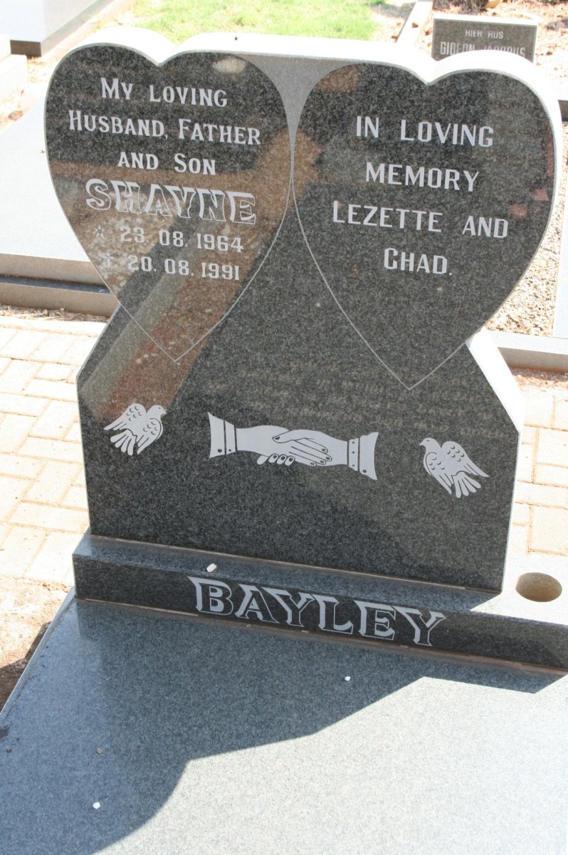 BAYLEY Shayne 1964-1991