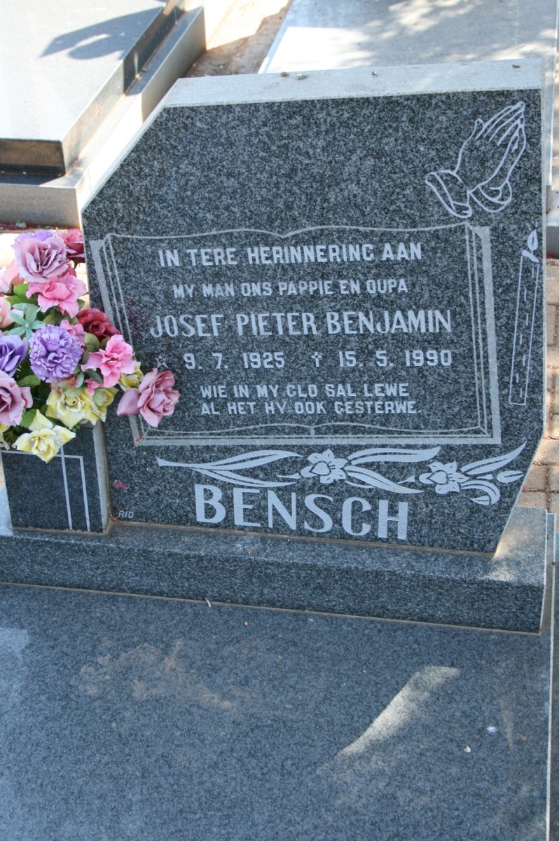 BENSCH Josef Pieter Benjamin 1925-1990