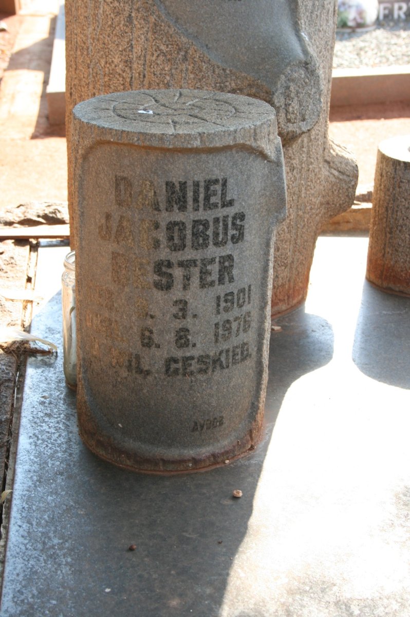 BESTER Daniel Jacobus 1901-1976