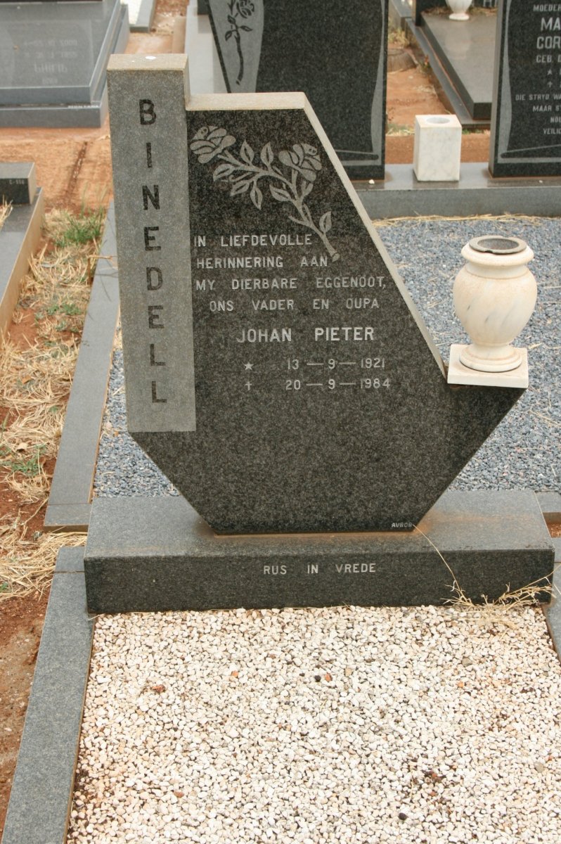 BINDELL Johan Peter 1921-1984