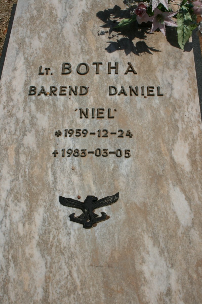 BOTHA Barend Daniel 1959-1983