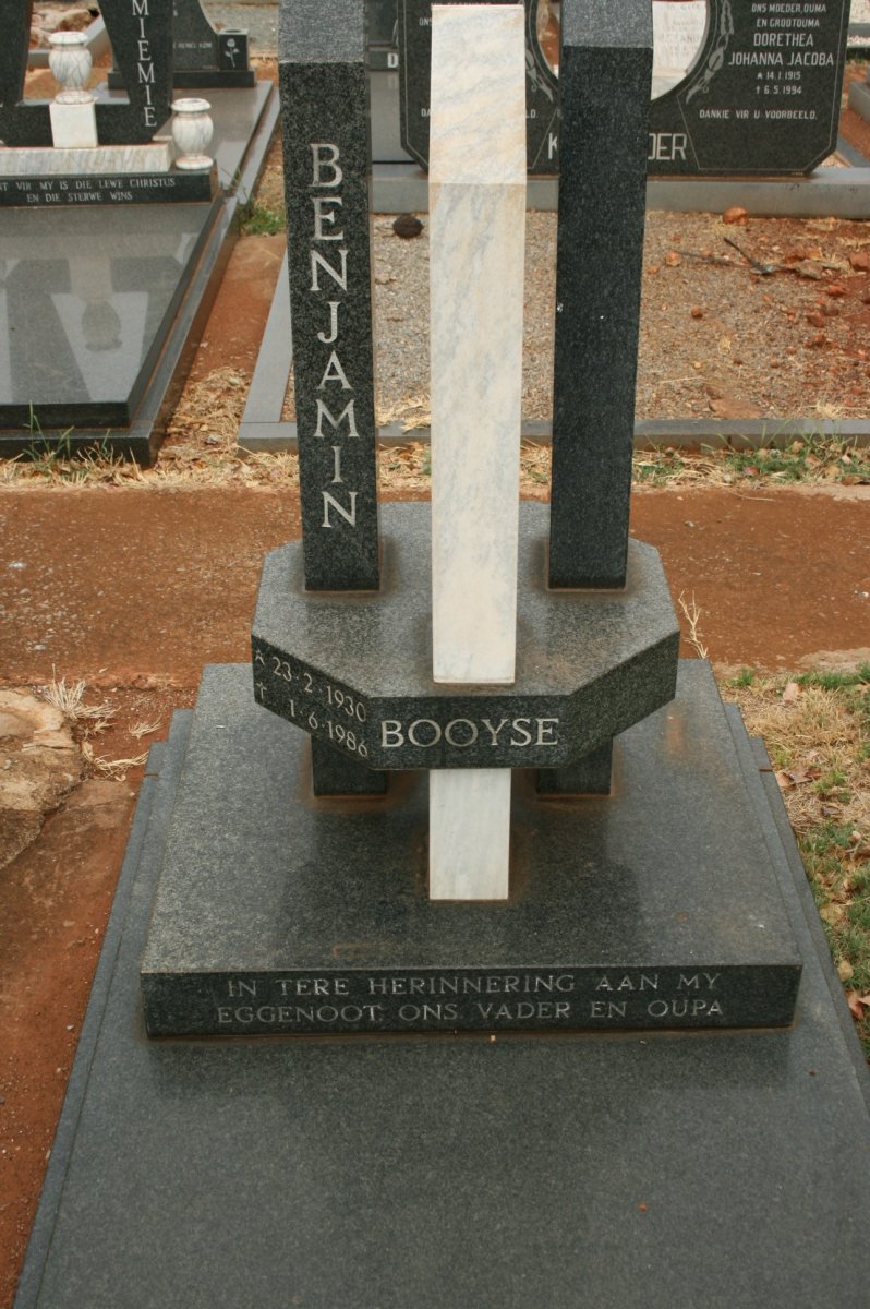 BOOYSE Benjamin 1930-1986
