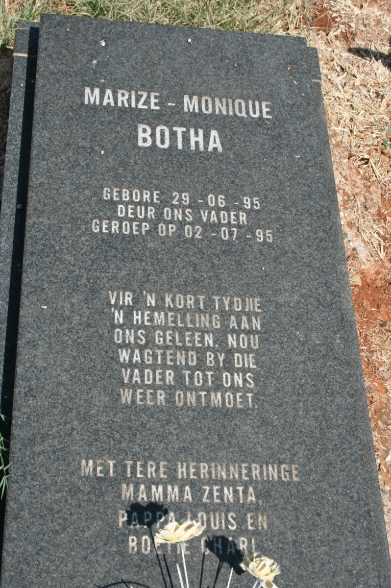 BOTHA Marize-Monique 1995-1995