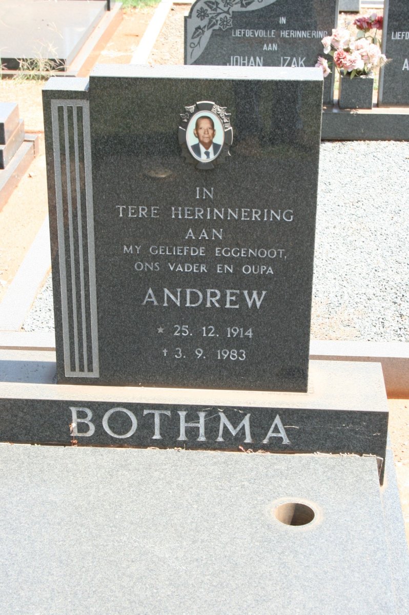 BOTHMA Andrew 1914-1983
