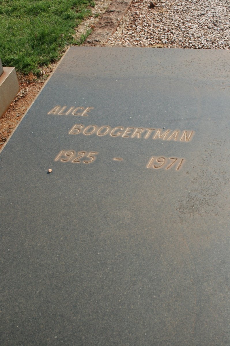BOOGERTMAN Alice 1925-1971