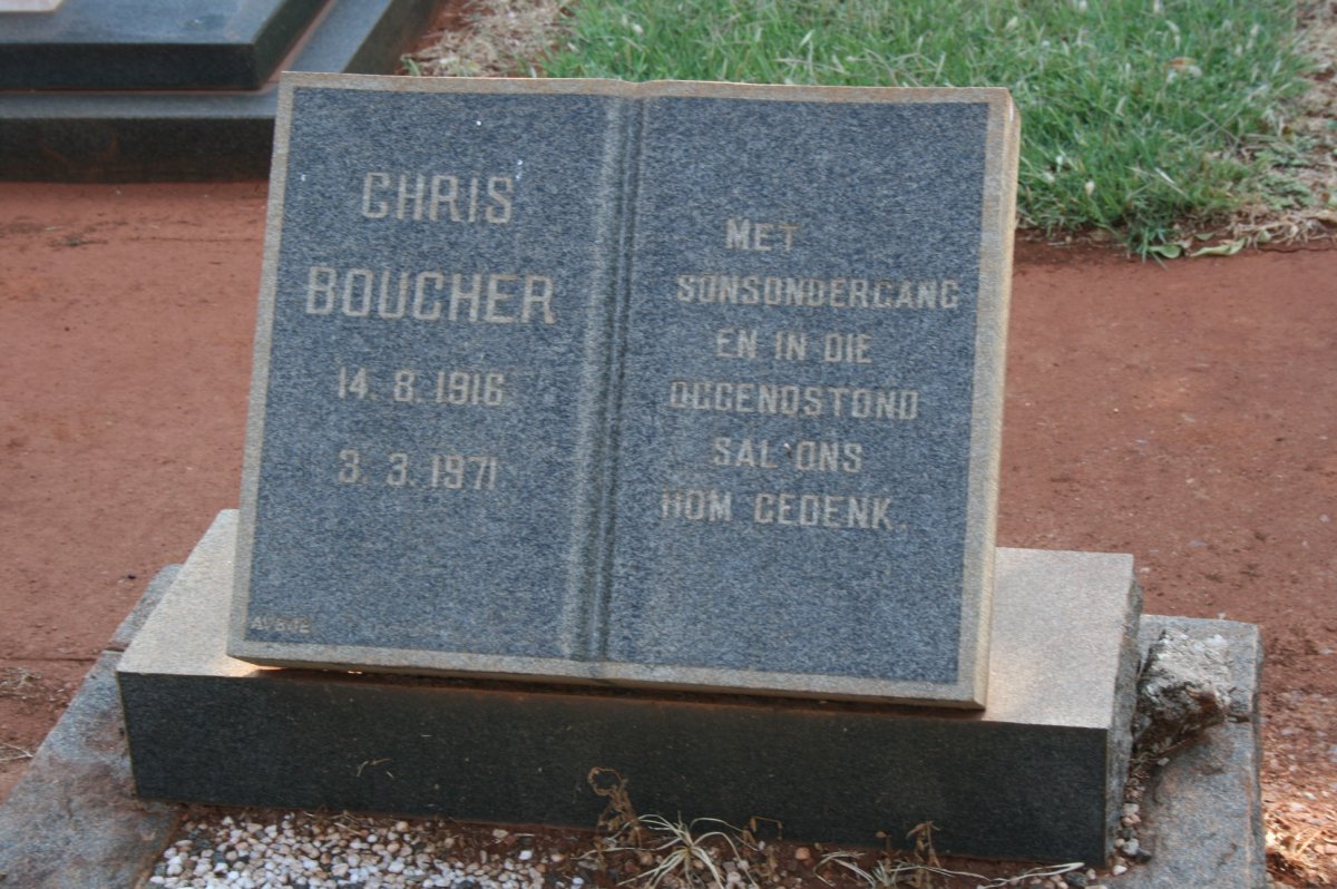 BOUCHER Chris 1916-1971