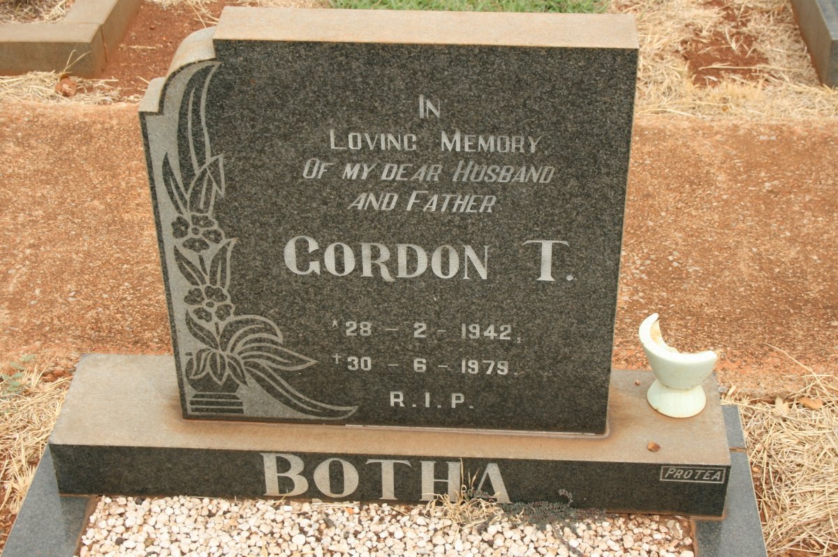 BOTHA Gordon T. 1942-1979