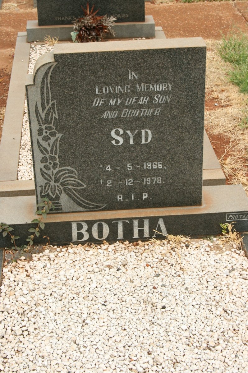BOTHA Syd 1965-1978
