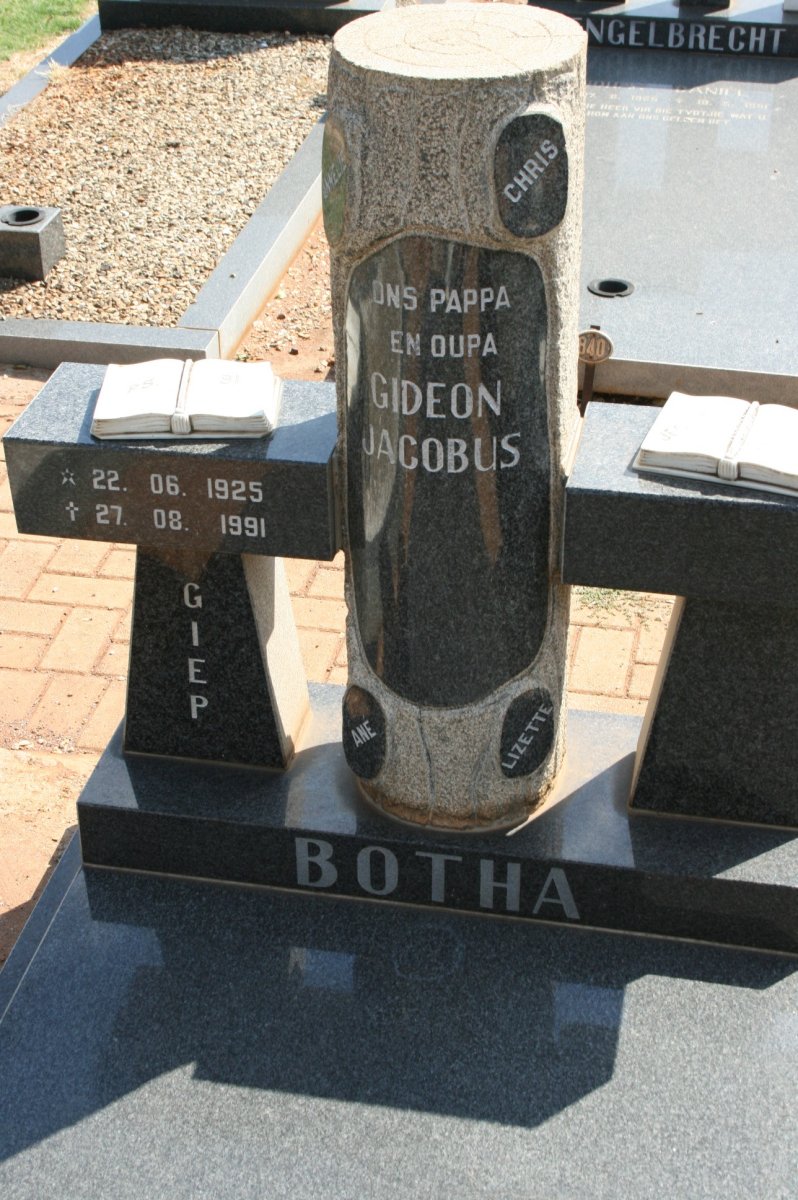 BOTHA Gideon Jacobus 1925-1991