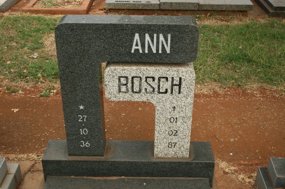BOSCH Ann 1936-1987