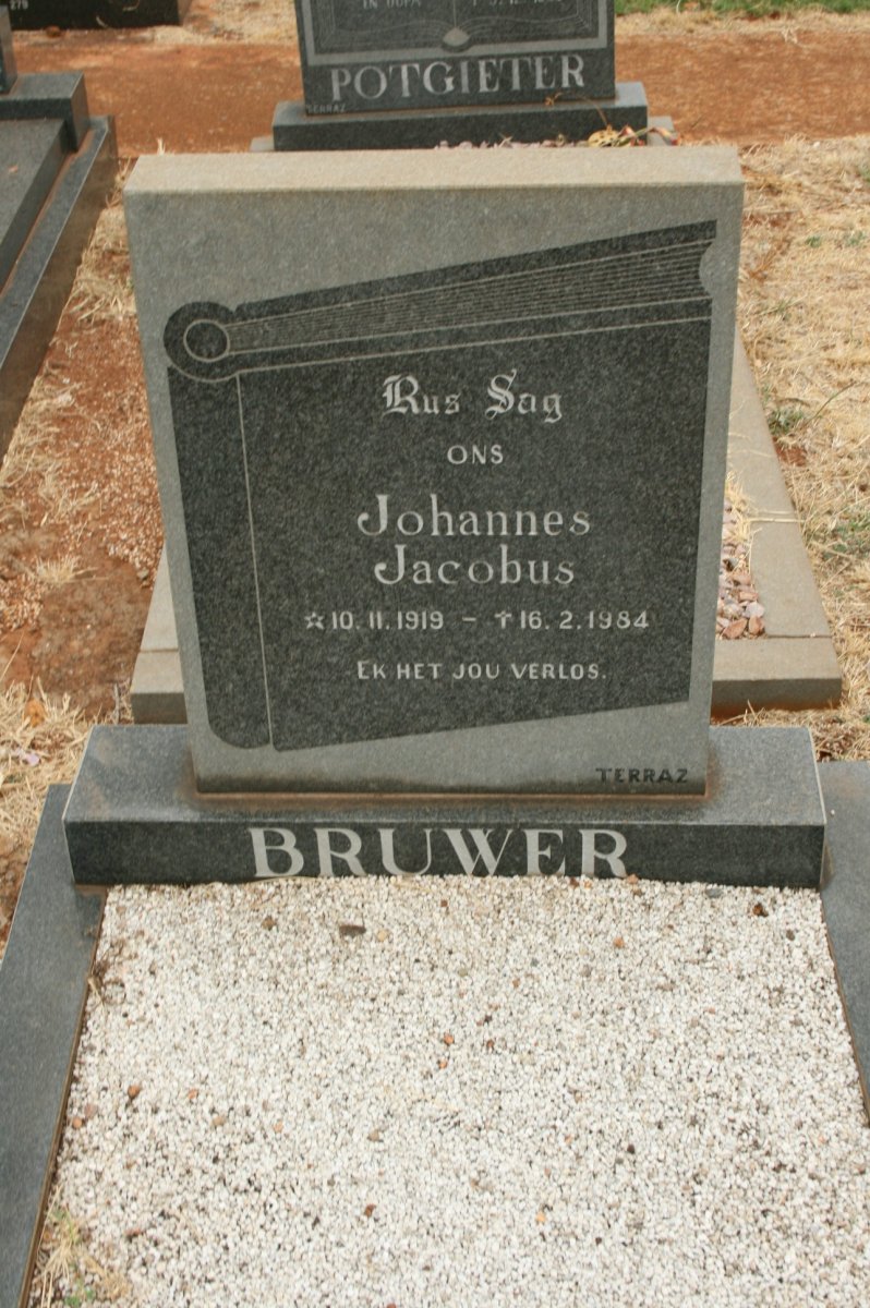BRUWER Johannes Jacobus 1919-1984
