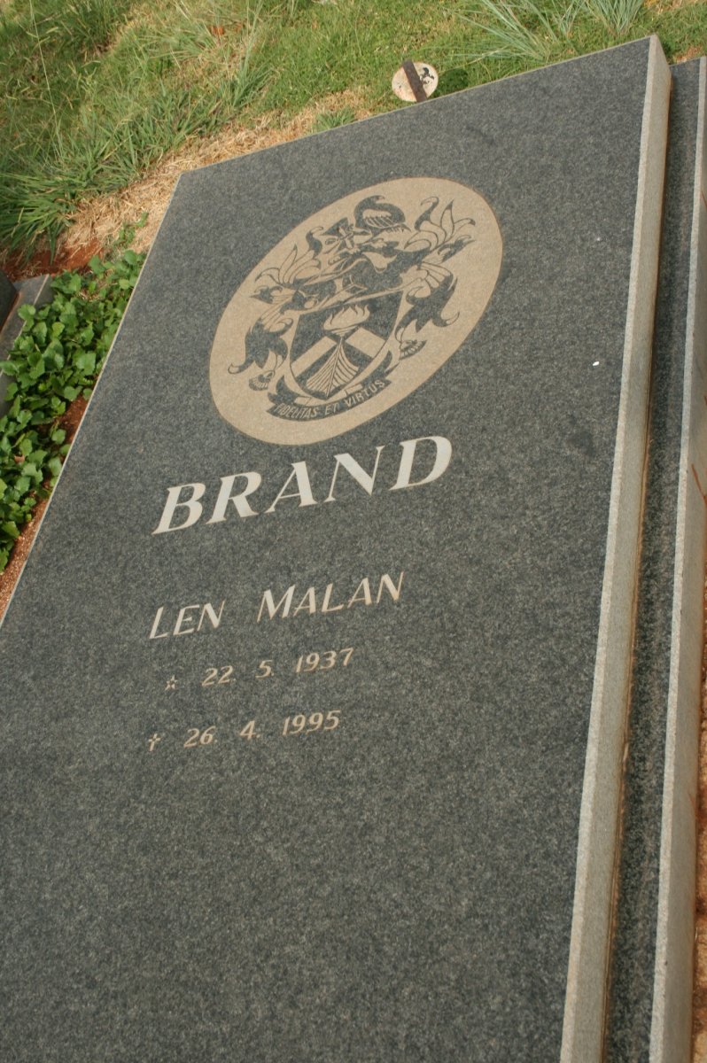 BRAND Len Malan 1937-1995