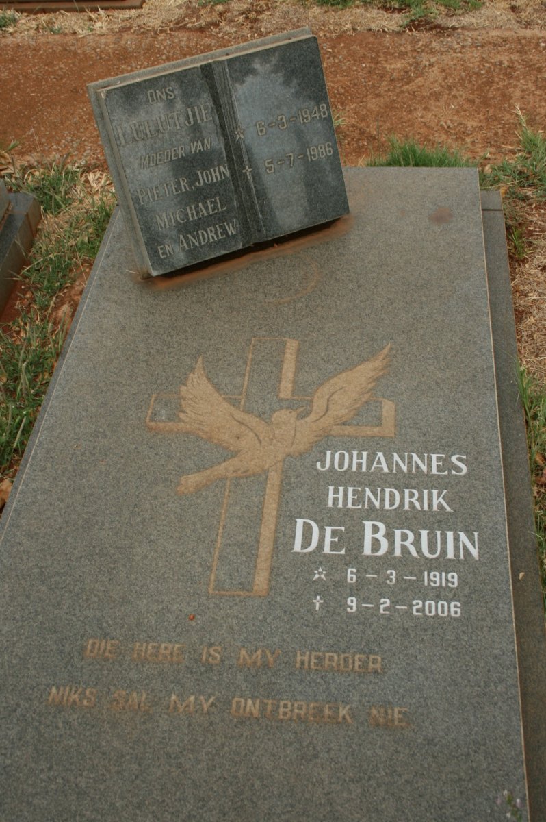 BRUIN Johannes Hendrik, de 1919-2006