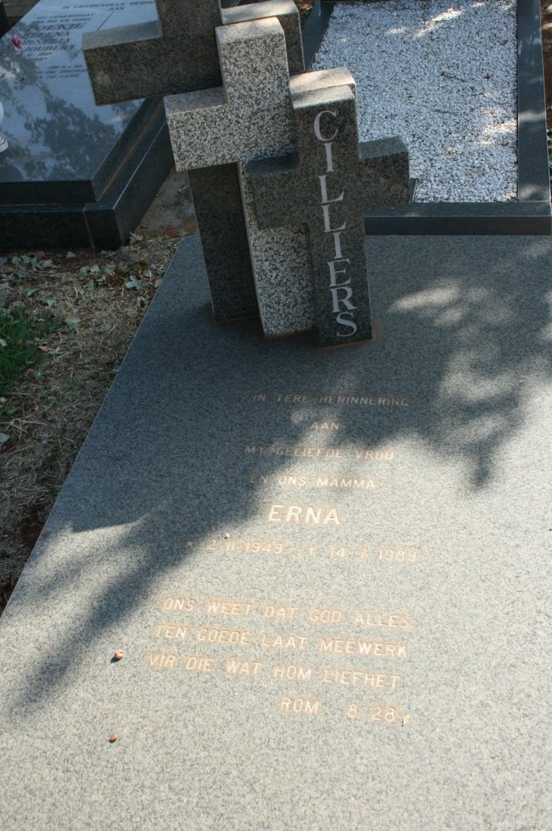 CILLIERS Erna 1949-1989