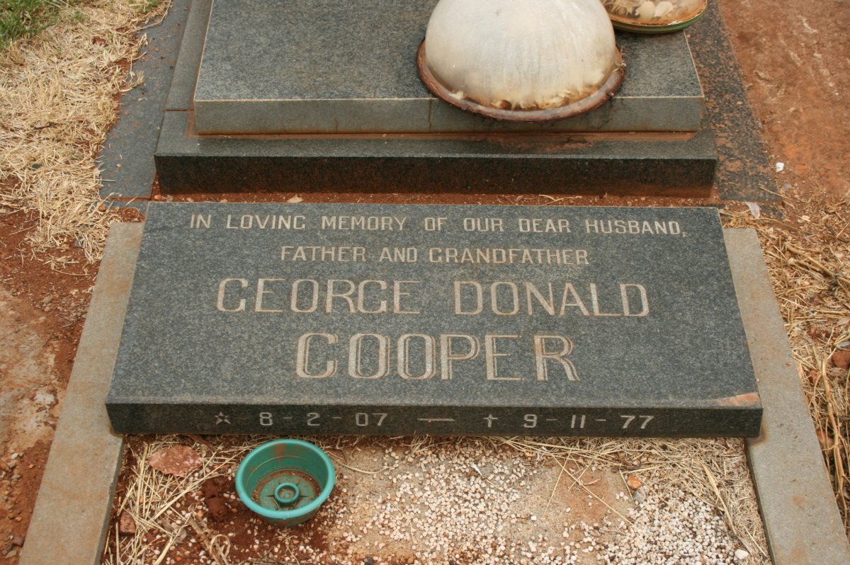 COOPER George Donald 1907-1977