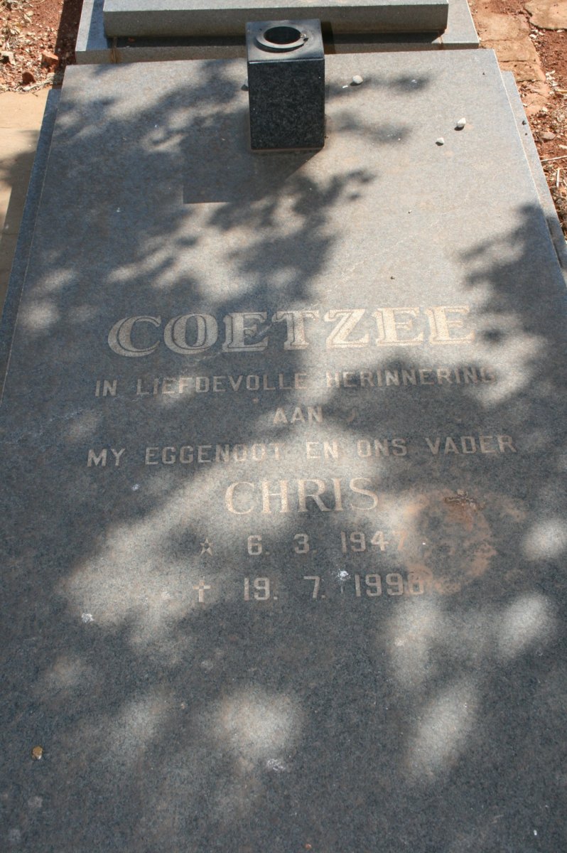 COETZEE Chris 1947-1998
