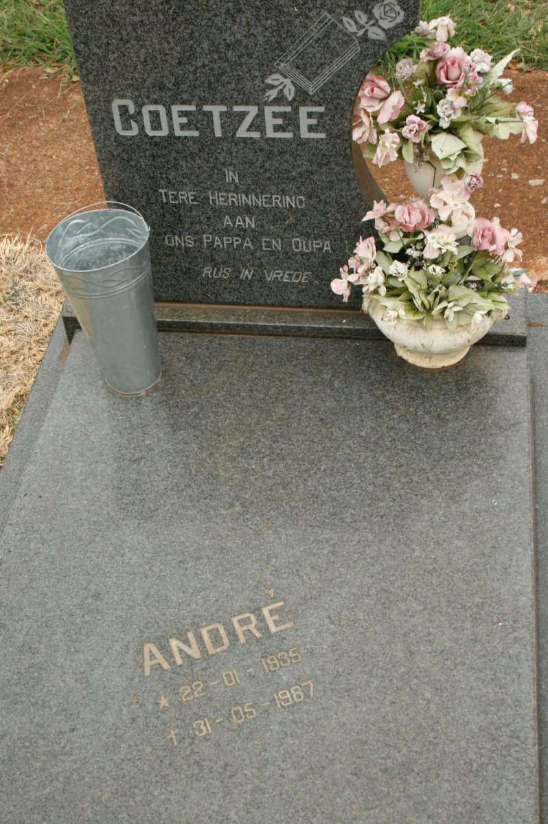 COETZEE André 1935-1987