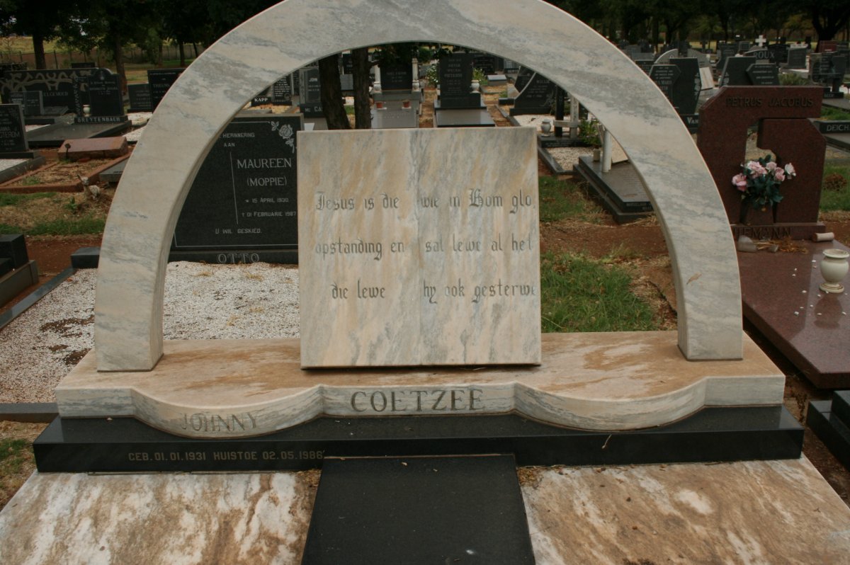 COETZEE Johnny 1931-1986