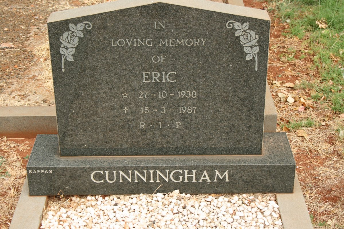 CUNNINGHAM Eric 1938-1987
