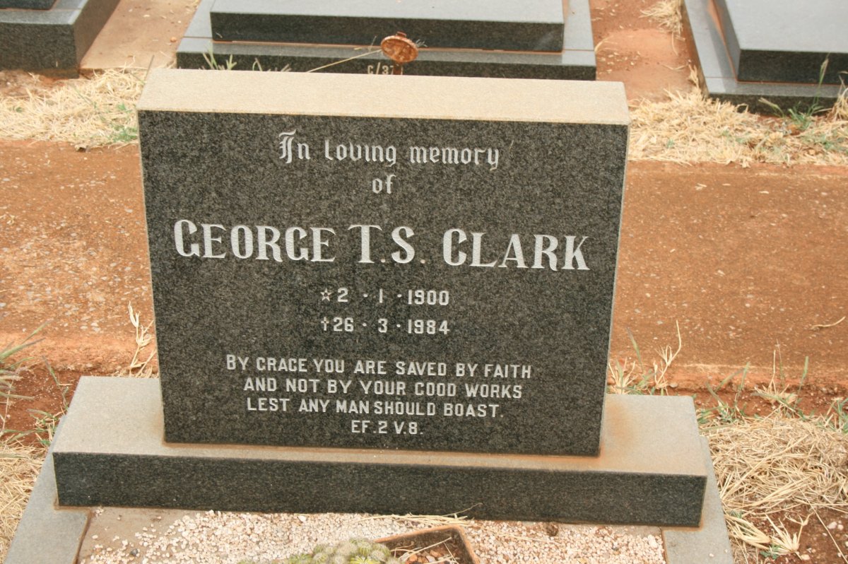 CLARK George T.S. 1900-1984