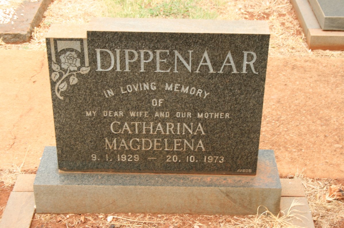 DIPPENAAR Catharina Magdalena 1929-1973