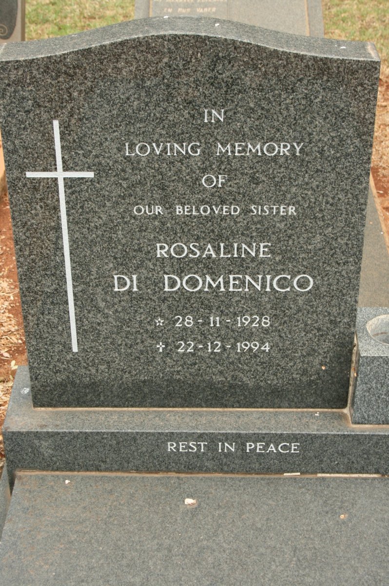 DOMENICO Rosaline, di 1928-1994
