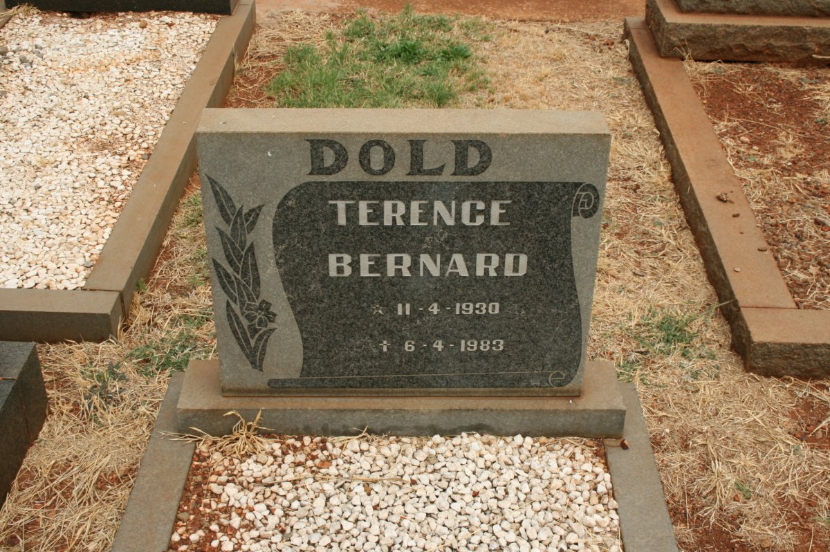 DOLD Terence Bernard 1930-1983
