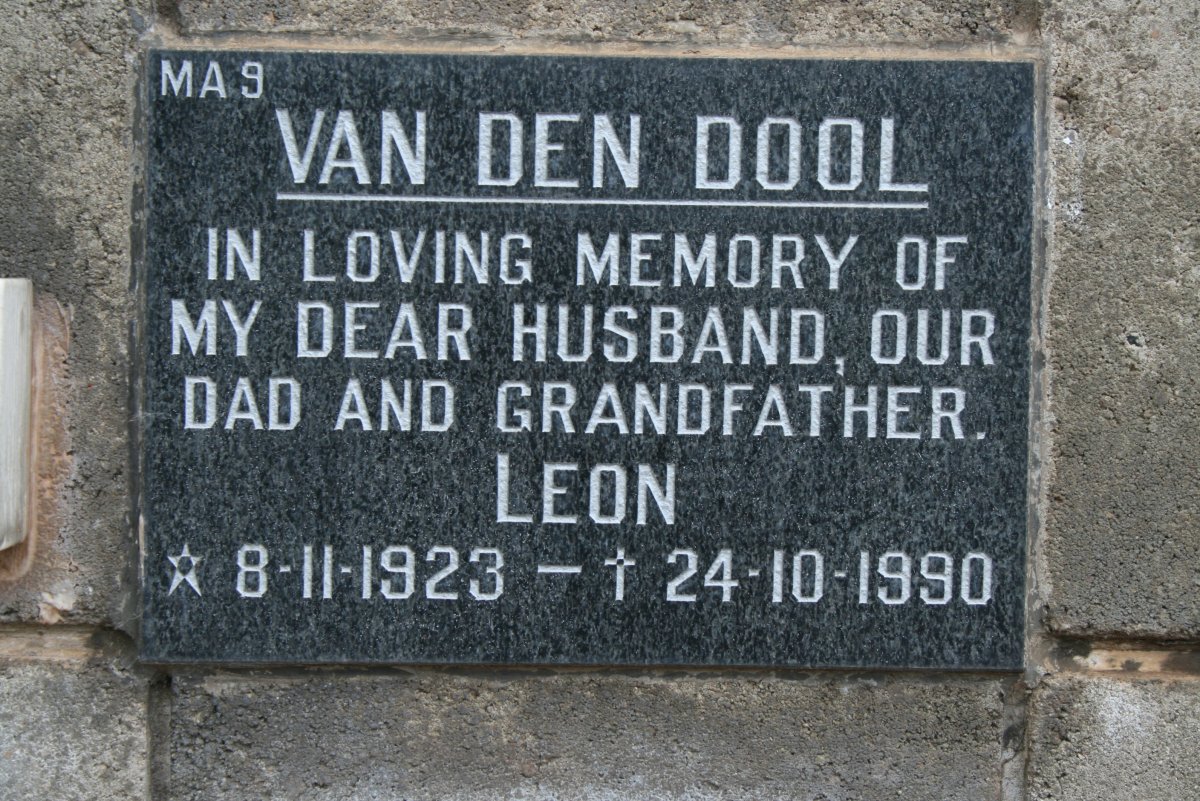 DOOL Leon, van den 1923-1990