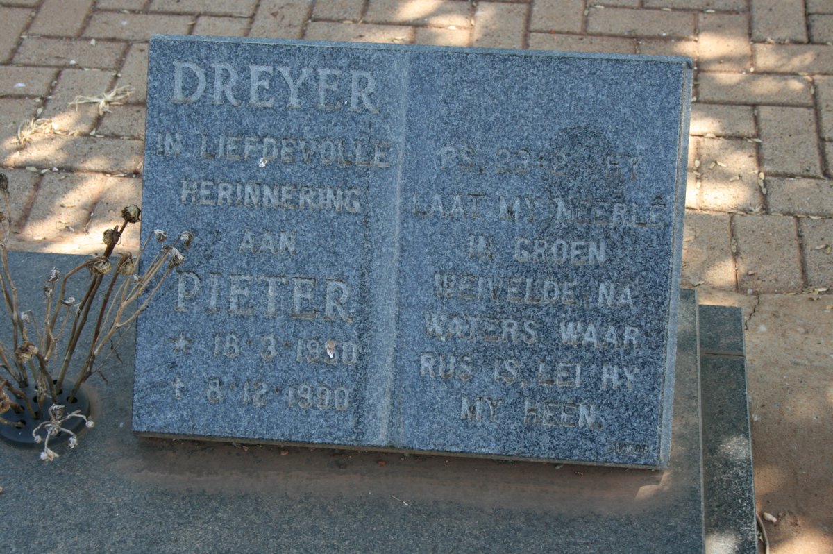 DREYER Pieter 1950-1980