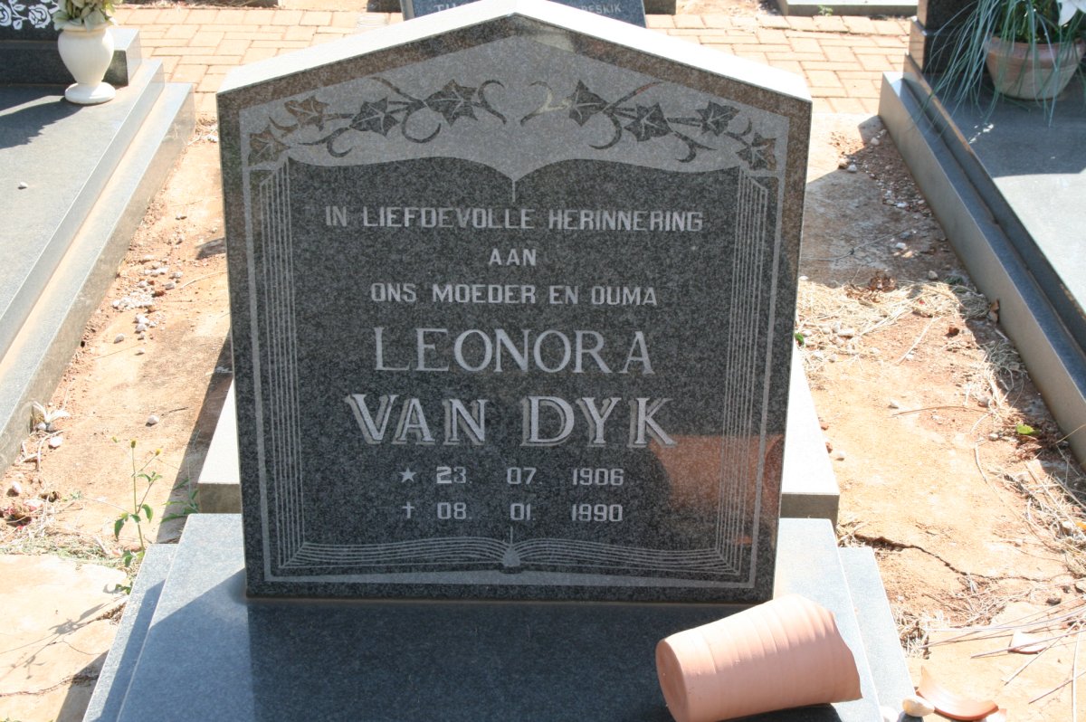 DYK Leonora, van 1906-1990