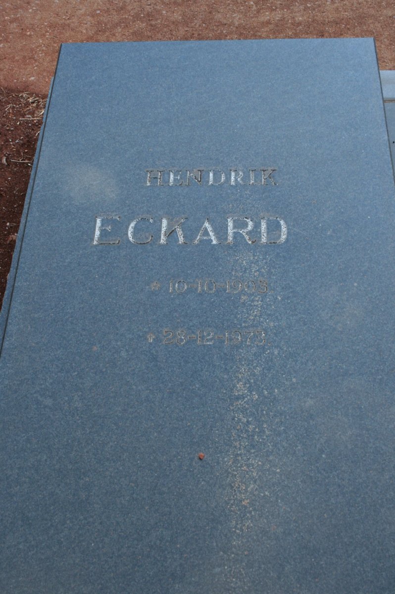 ECKHARD Hendrik 190?-1973