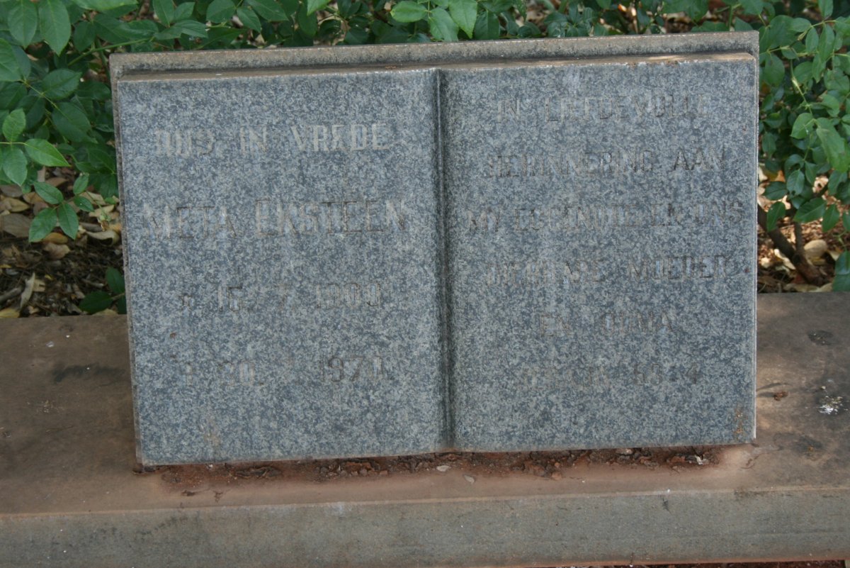 EKSTEEN Aleta 1909-1970