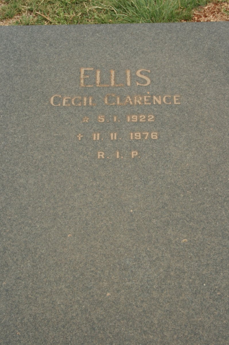 ELLIS Cecil Clarence 1922-1976